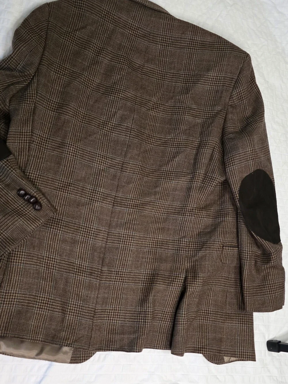 Lauren Ralph Lauren 100% Wool Men's Coat Plaid Size 44L